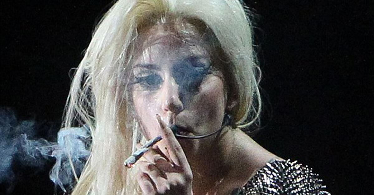 does lady gaga smoke cigarettes Lady Gaga on Medical Marijuana