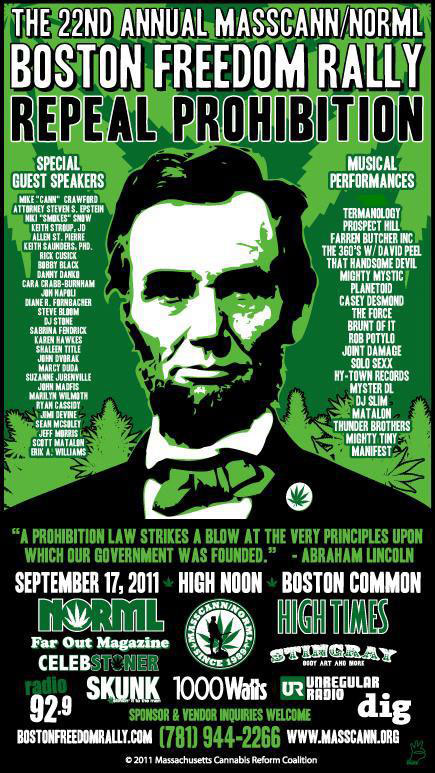 Boston Freedom Rally 2011