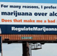 Regulate Marijuana billboard