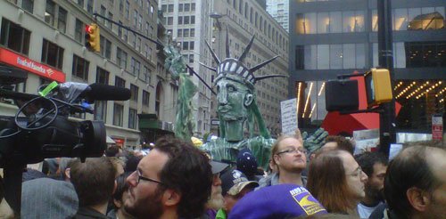 Lady Liberty #OWS