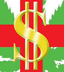 Potleaf dollar sign