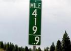 419 Mile Markers Replacing 420 Ones